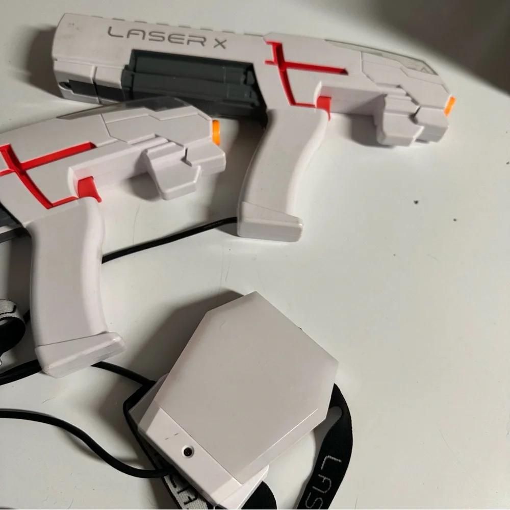 White Laser X Laser Tag Set